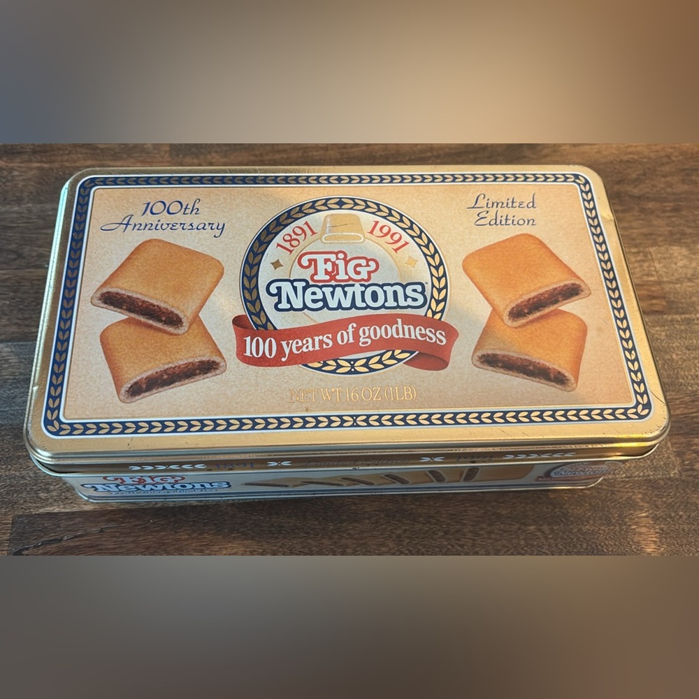 Vintage Fig Newton Anniversary tin